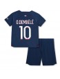 Paris Saint-Germain Ousmane Dembele #10 Heimtrikotsatz für Kinder 2023-24 Kurzarm (+ Kurze Hosen)